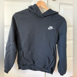 Big Kids’ Nike Hoodie, black, size Large